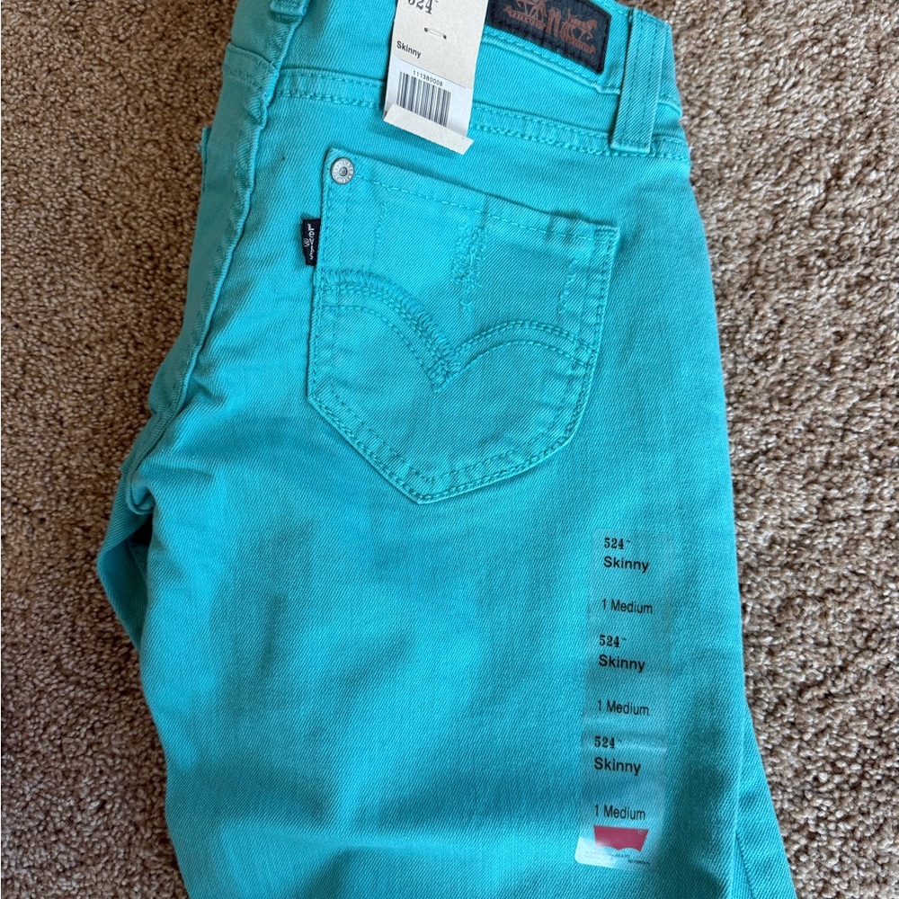 Levi's Vibrant Teal Jeans